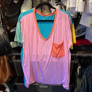 Kyte baby color block tee